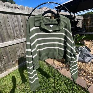 LA Hearts Callie Collared Sweater